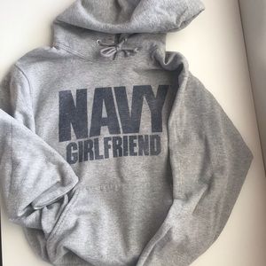 Navy Girlfriend Hoodie